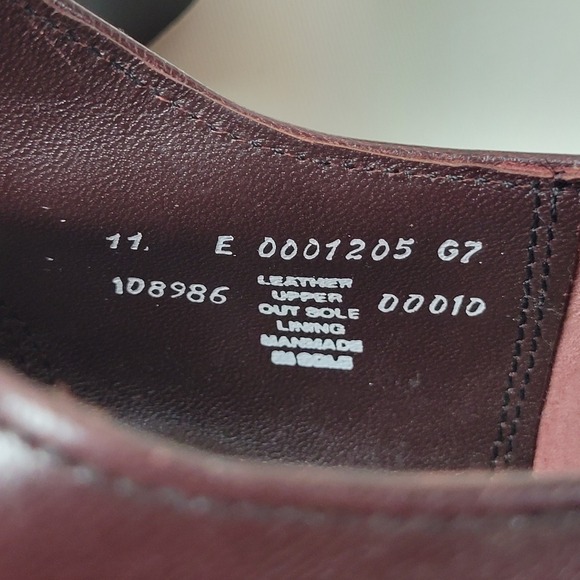 Stacy Adams Madison Mens Burgundy Kidskin Leather Cap Toe Oxford Shoes 00012-05 main image 7